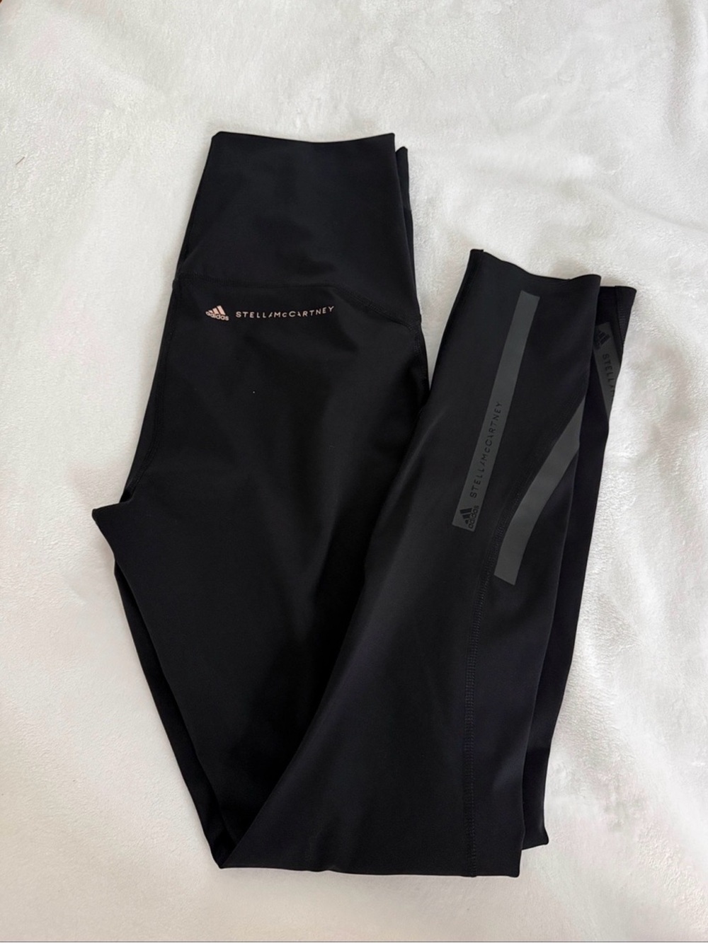 adidas by STELLA McCARTNEY Black Performance Leggings. Size Medium